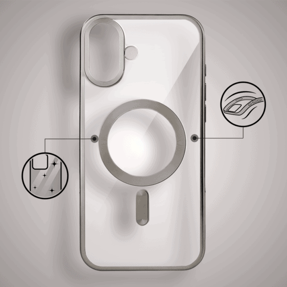 Etui-do-iPhone-17-MagSafe-Luxury-Titanium-Finish-przezroczyste-tytanowe-Obszar-kompozycji-pop