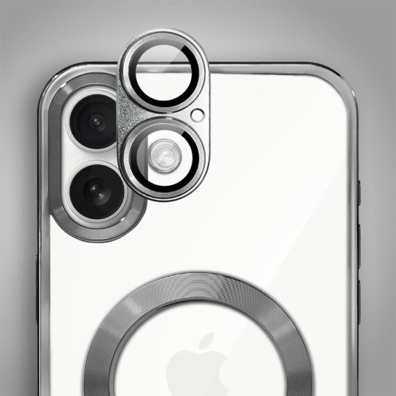 Etui do iPhone 17, MagSafe Luxury, przeźroczyste, tytanoweObszar kompozycji 7
