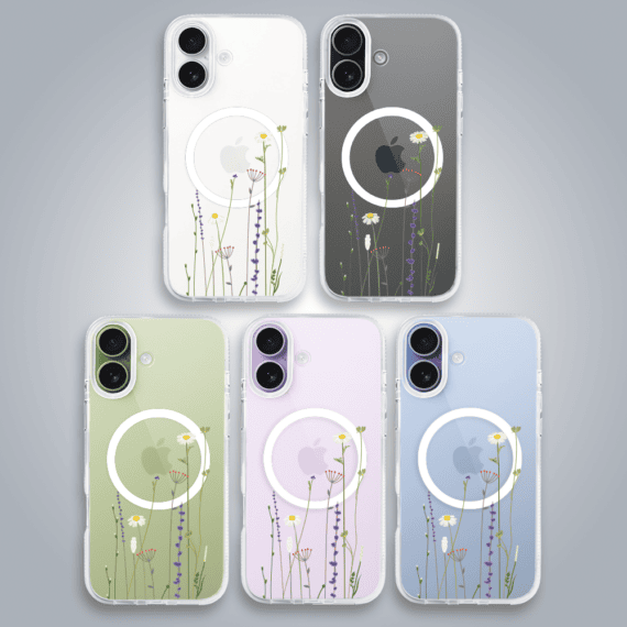 Etui-do-iPhone-17-MagSafe-wiosenne-kwiaty-przezroczyste-2