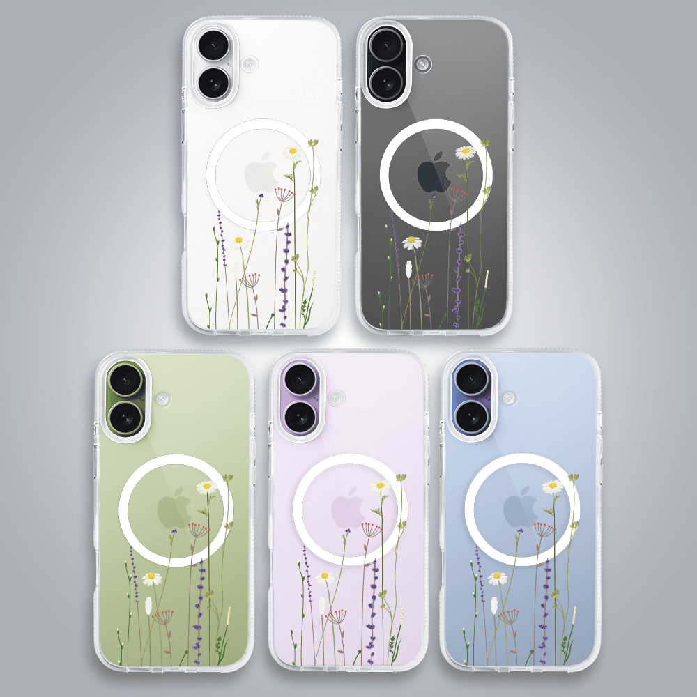 Etui-do-iPhone-17-MagSafe-wiosenne-kwiaty-przezroczyste-2