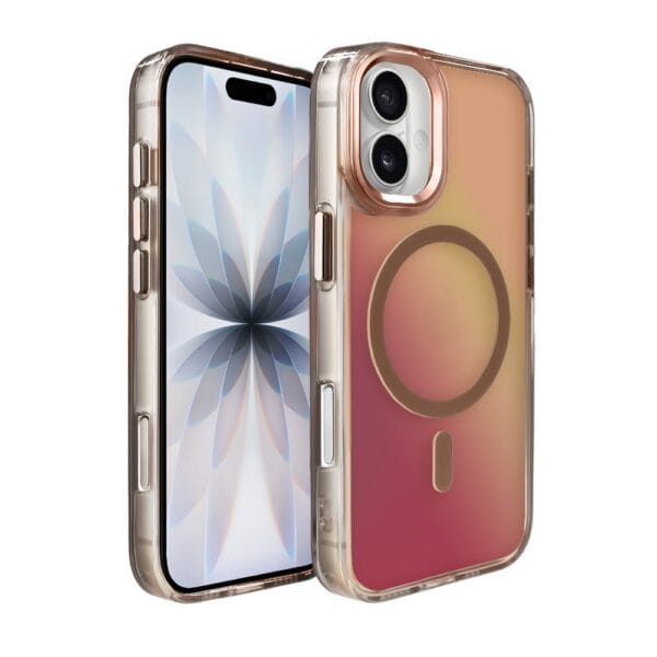 Etui do iPhone 17 Miami Vibe z MagSafe, zmieniające kolor, tytan pustynny