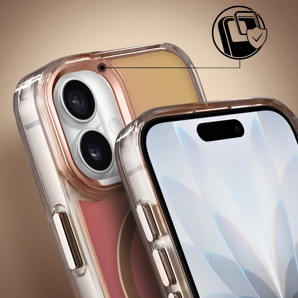 Etui do iPhone 17 Miami Vibe z MagSafe, zmieniające kolor, tytan pustynnyObszar kompozycji 5