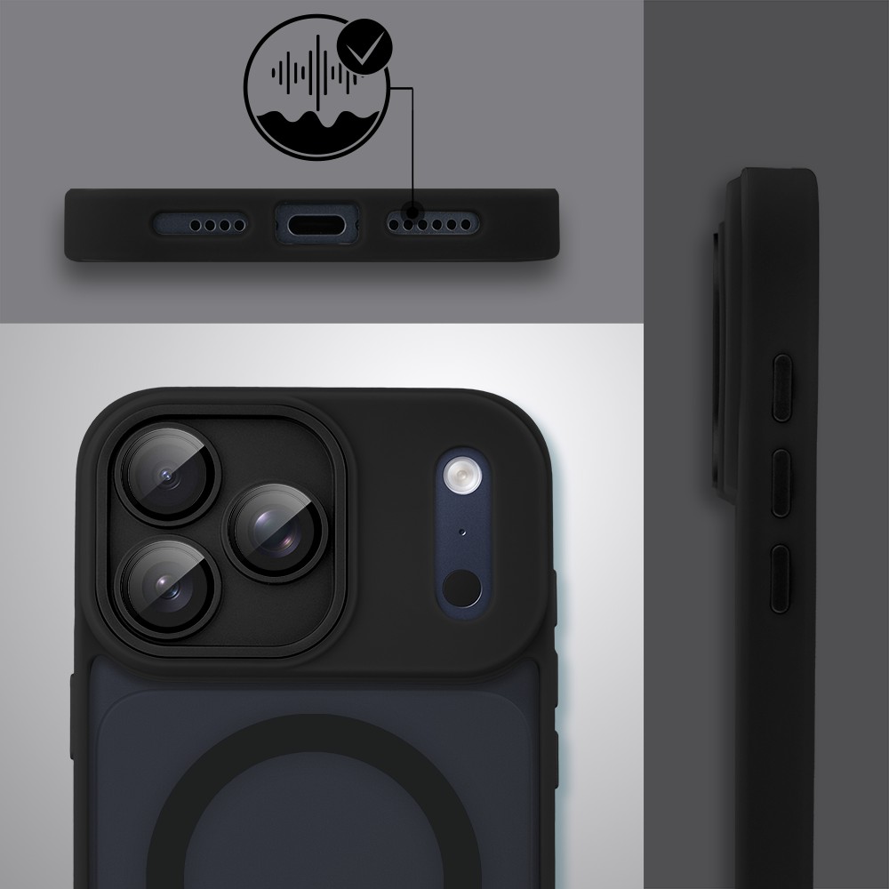 Etui do iPhone 17 Pro Color Flush z Magsafe, z osłoną aparatu, czarneObszar kompozycji 6