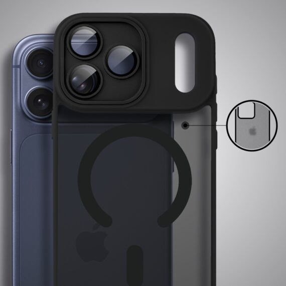 Etui do iPhone 17 Pro Color Flush z Magsafe, z osłoną aparatu, czarneObszar kompozycji 8