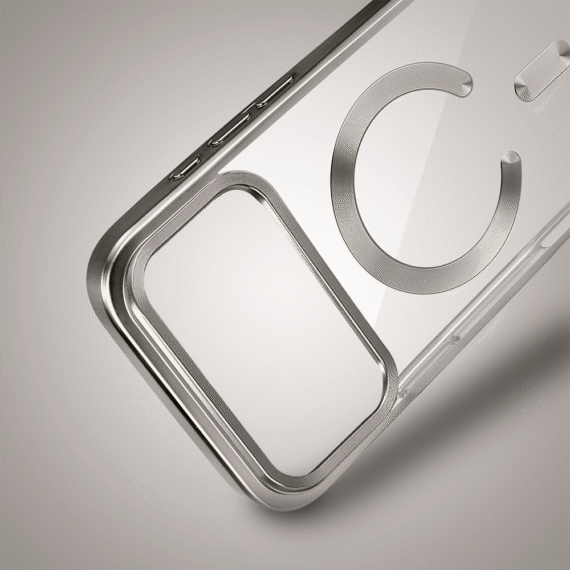 Etui do iPhone 17 Pro MagSafe Luxury Titanium Finish, przeźroczyste, tytanoweObszar kompozycji 8