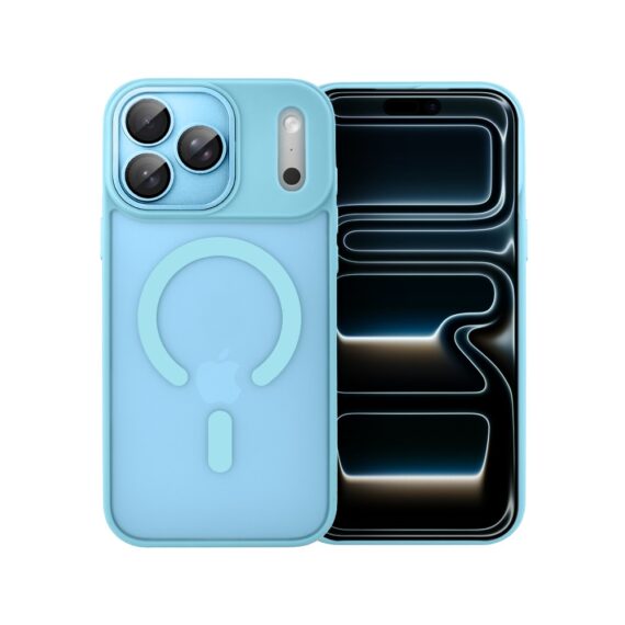 Etui do iPhone 17 Pro Max Color Flush z MagSafe, z osłoną aparatu, błękitne Artboard 1