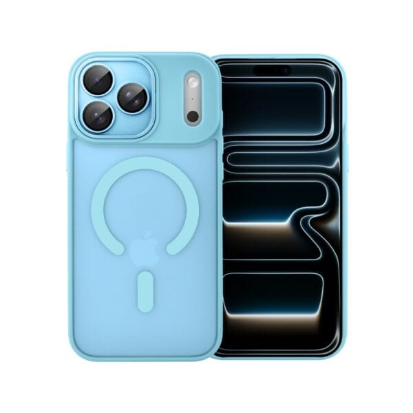 Etui do iPhone 17 Pro Max Color Flush z MagSafe, z osłoną aparatu, błękitne