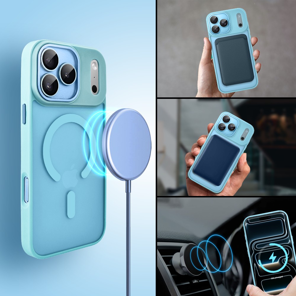Etui do iPhone 17 Pro Max Color Flush z MagSafe, z osłoną aparatu, błękitne Obszar kompozycji 3