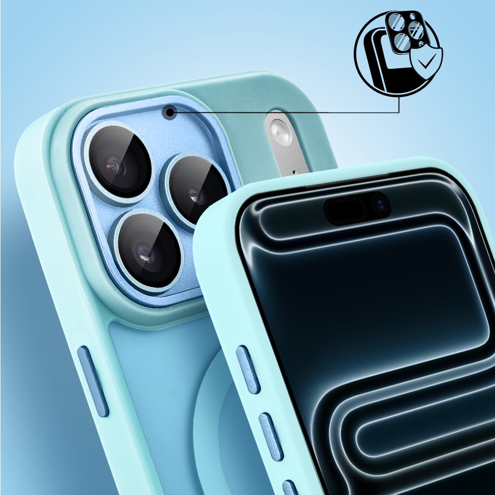Etui do iPhone 17 Pro Max Color Flush z MagSafe, z osłoną aparatu, błękitne Obszar kompozycji 5