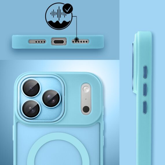 Etui do iPhone 17 Pro Max Color Flush z MagSafe, z osłoną aparatu, błękitne Obszar kompozycji 6