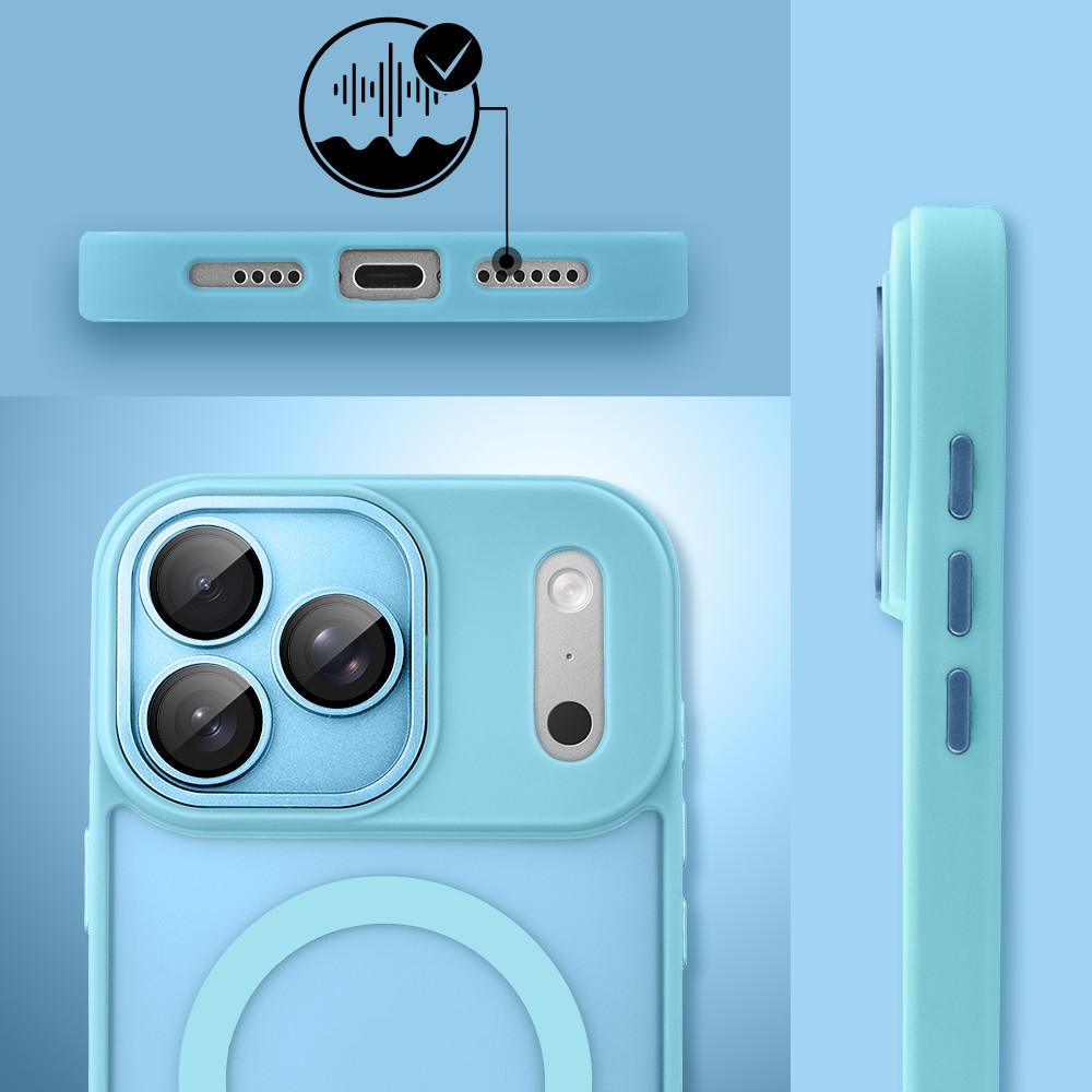 Etui do iPhone 17 Pro Max Color Flush z MagSafe, z osłoną aparatu, błękitne Obszar kompozycji 6