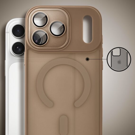 Etui do iPhone 17 Pro Max Color Flush z Magsafe, z osłoną aparatu, pustynny brąz (3)