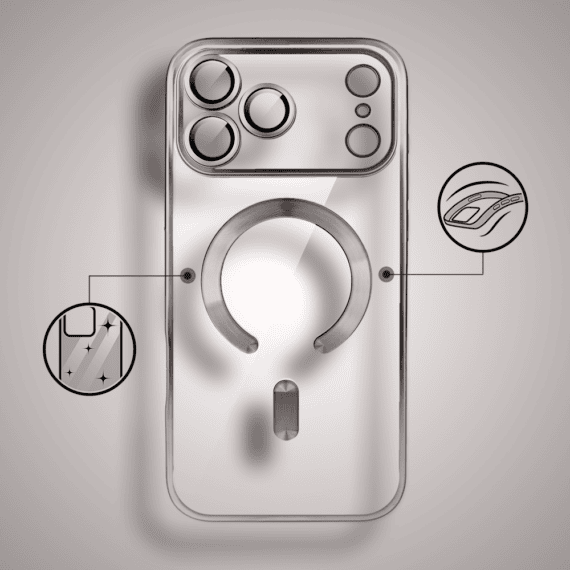 Etui-do-iPhone-17-Pro-Max-MagSafe-Luxury-Protect-przezroczyste-z-oslona-aparatu-Titanium-Finish-naturalnie-tytanowe-pop