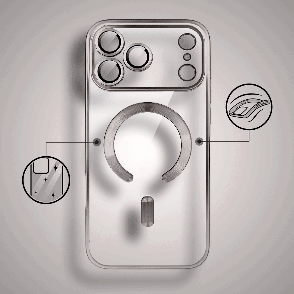 Etui-do-iPhone-17-Pro-Max-MagSafe-Luxury-Protect-przezroczyste-z-oslona-aparatu-Titanium-Finish-naturalnie-tytanowe-pop