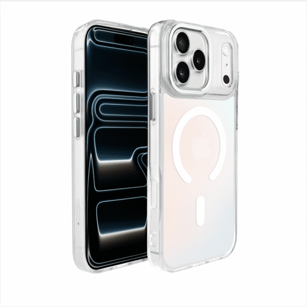 Etui do iPhone 17 Pro Miami Vibe z MagSafe, zmieniające kolor, białe