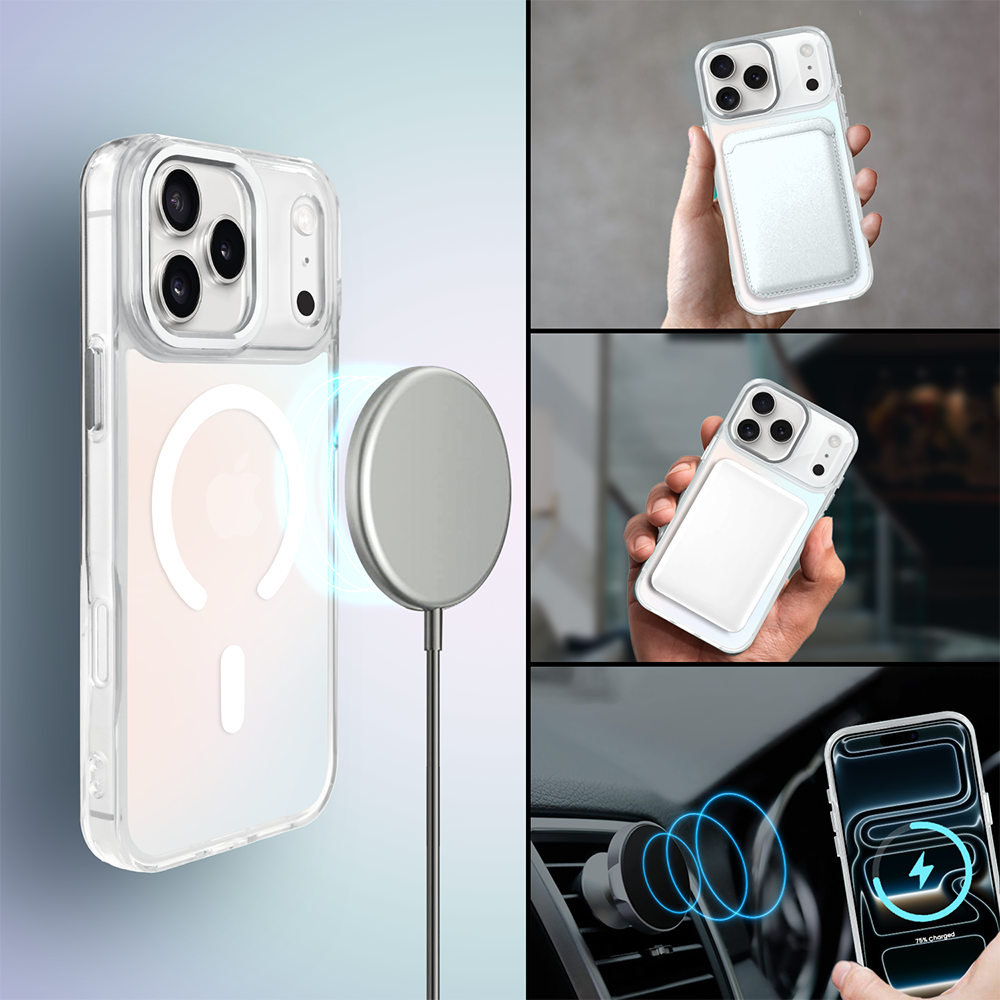 Etui do iPhone 17 Pro Max Miami Vibe z MagSafe, zmieniające kolor, białeObszar kompozycji 3