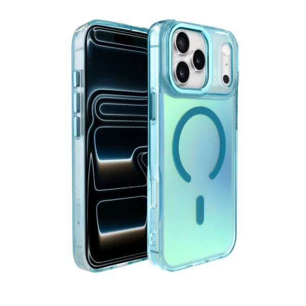 Etui do iPhone 17 Pro Miami Vibe z MagSafe, zmieniające kolor, niebieskie