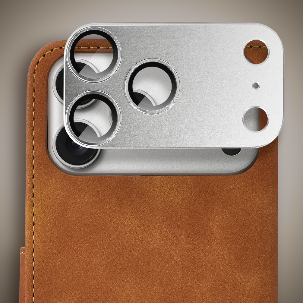 Etui do iPhone 17 Pro Max książkowe Velvet Touch, aksamitne, portfelowe z zamknięciem, brązowe Obszar kompozycji 7