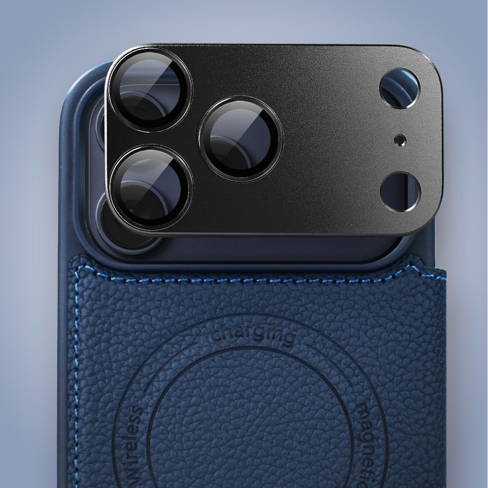 Etui do iPhone 17 Pro Max z klapką Solid MagSafe Book, typu książka, granatowe Obszar Kompozycji 8