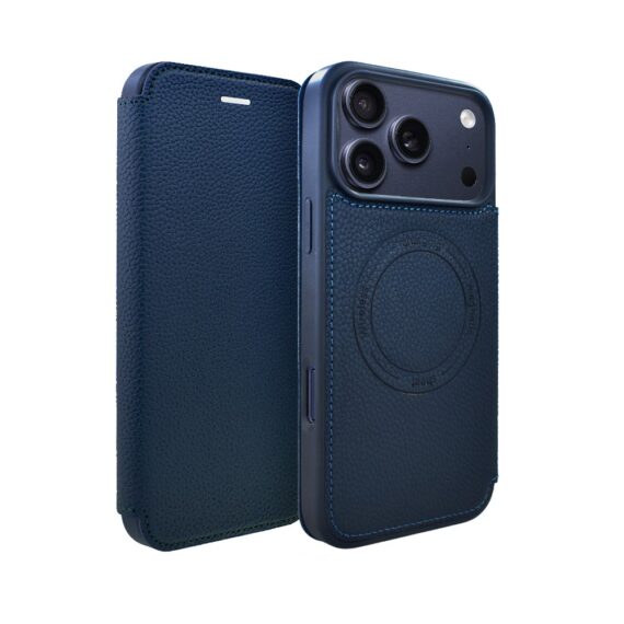 Etui do iPhone 17 Pro Max z klapką Solid MagSafe Book, typu książka, granatowe Obszar kompozycji 1