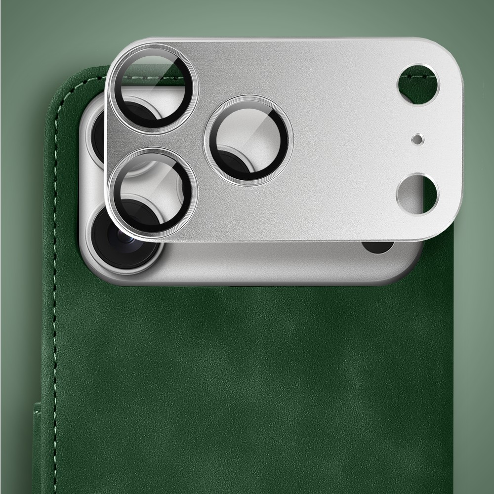 Etui do iPhone 17 Pro książkowe Velvet Touch, aksamitne, portfelowe z zamknięciem, zielone Obszar kompozycji 7