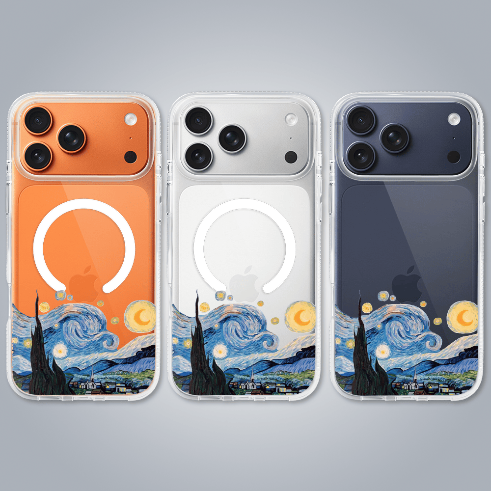 Etui-do-iPhone-17-Pro-z-MagSafe-obraz-Van-Gogh-przezroczyste-2
