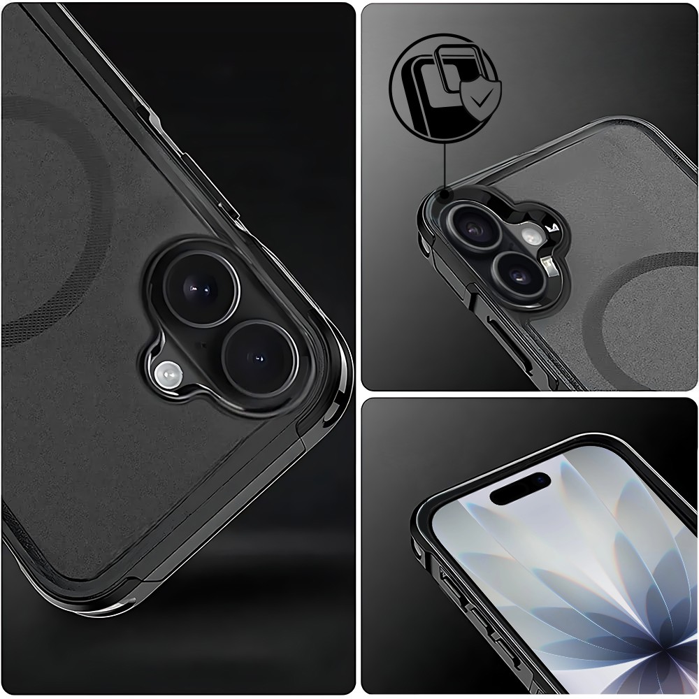 Etui do iPhone 17 Smart Armor Pancerne z MagSafe, czarne Obszar kompozycji 8