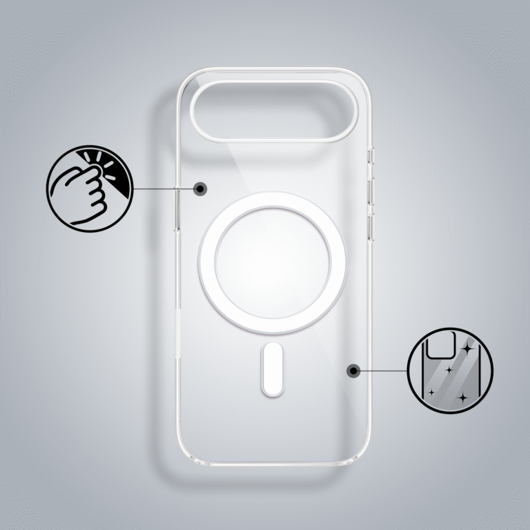 Etui do iPhone Air Clear Case, twardy tył z MagSafe, przeźroczysteAir-1