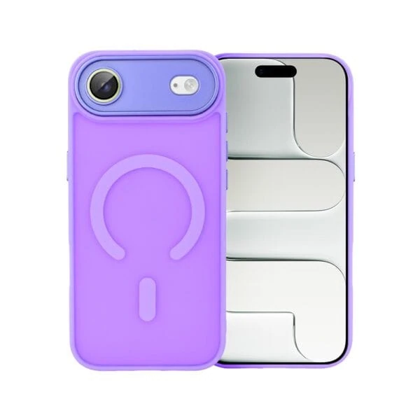 Etui do iPhone Air Color Flush z MagSafe, z osłoną aparatu, fioletowe
