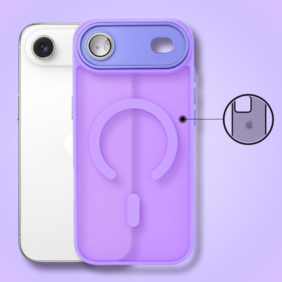 Etui do iPhone Air Color Flush z MagSafe, z osłoną aparatu, fioletoweArtboard 2