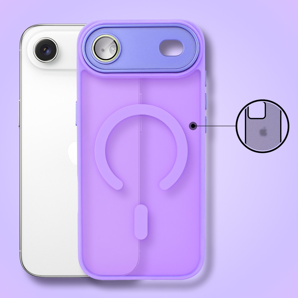 Etui do iPhone Air Color Flush z MagSafe, z osłoną aparatu, fioletoweArtboard 2