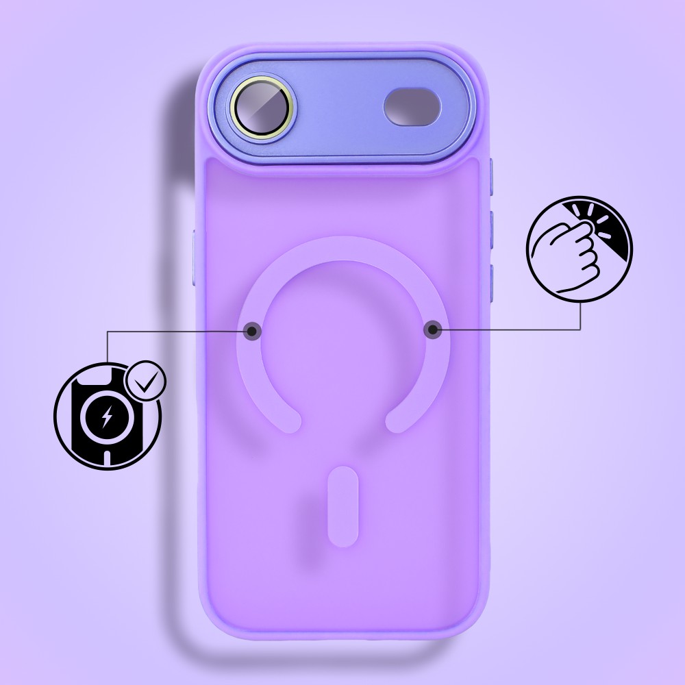 Etui do iPhone Air Color Flush z MagSafe, z osłoną aparatu, fioletoweObszar kompozycji 2