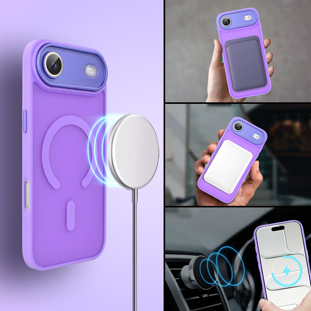 Etui do iPhone Air Color Flush z MagSafe, z osłoną aparatu, fioletoweObszar kompozycji 3