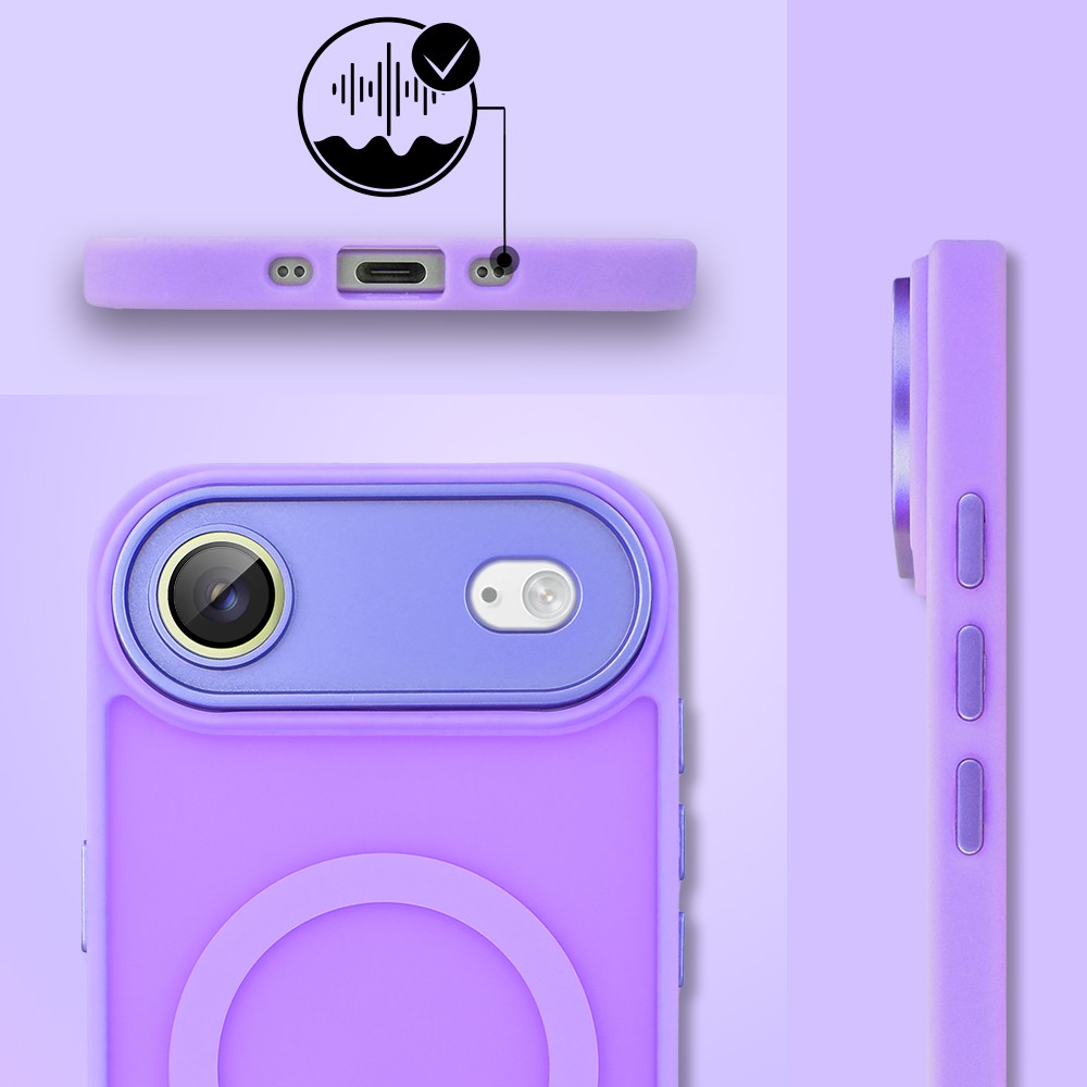 Etui do iPhone Air Color Flush z MagSafe, z osłoną aparatu, fioletoweObszar kompozycji 6