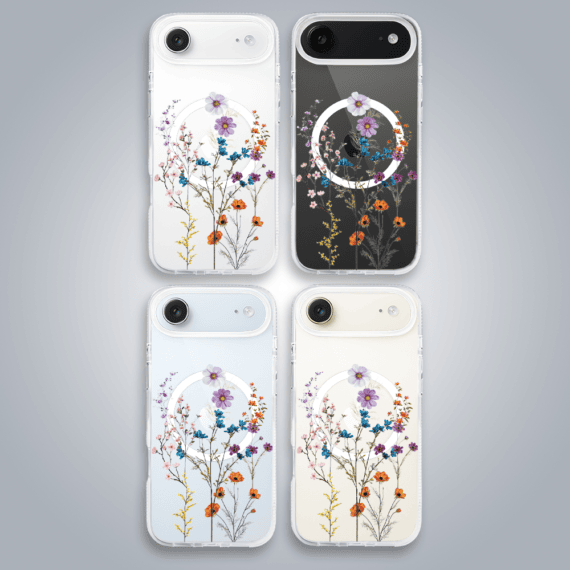 Etui-do-iPhone-Air-Flower-MagSafe-kwiaty-roznokolorowe-przezroczyste-2