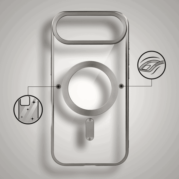 Etui-do-iPhone-Air-MagSafe-Luxury-Titanium-Finish-przezroczyste-naturalnie-tytanowe-pop