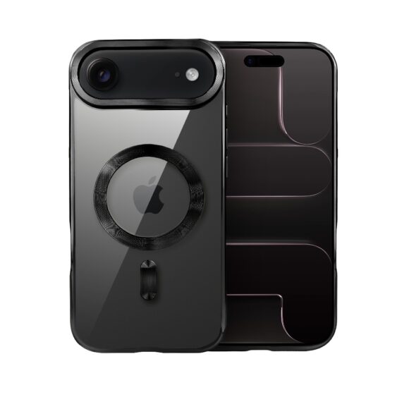 Etui do iPhone Air MagSafe Luxury, przeźroczyste, czarne poprawArtboard 1