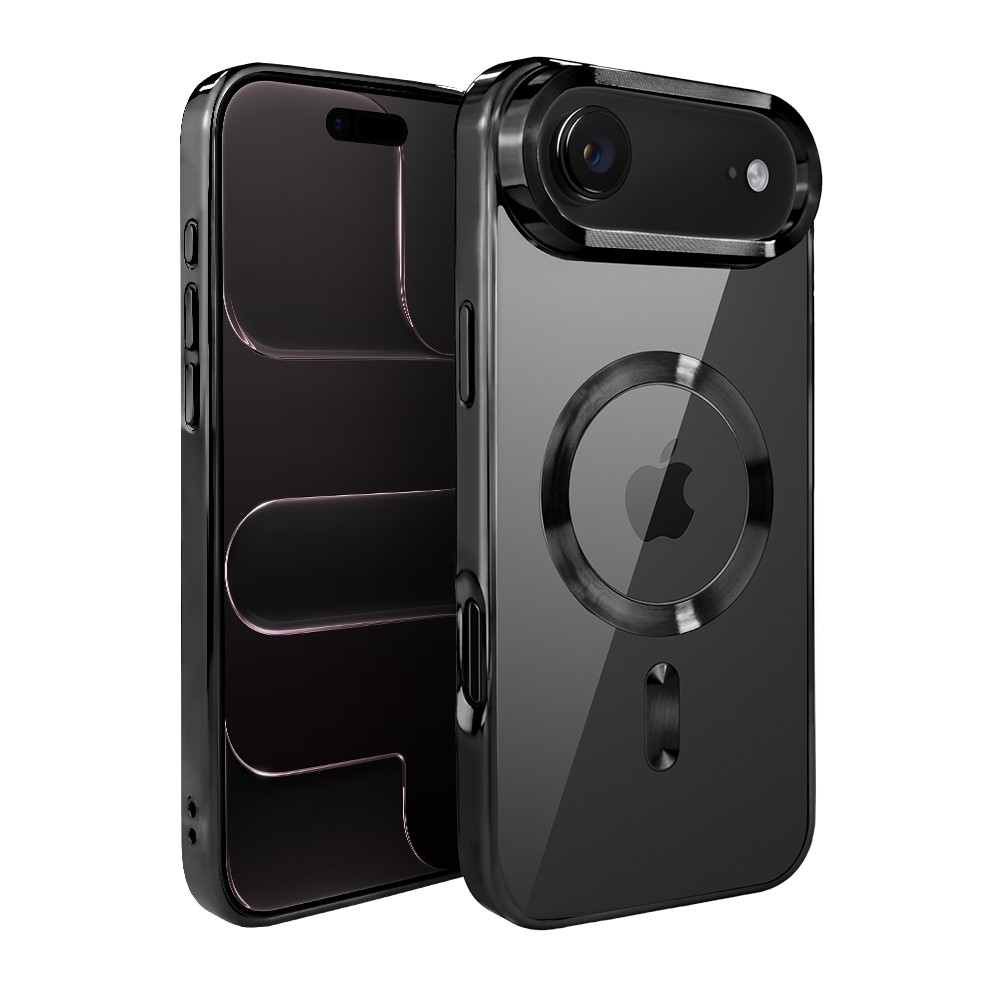 Etui do iPhone Air MagSafe Luxury, przeźroczyste, czarne