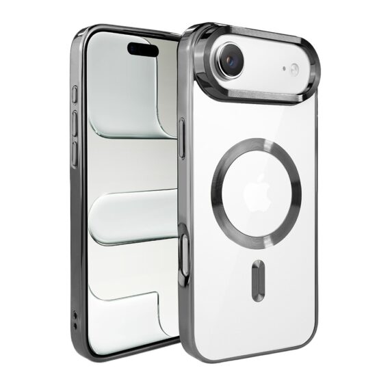 Etui do iPhone Air MagSafe Luxury, przeźroczyste, tytanowe (3)