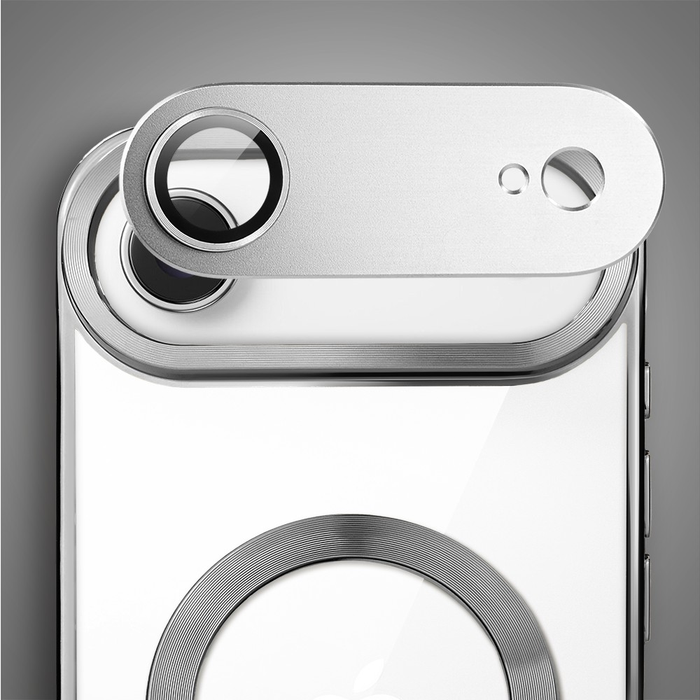 Etui do iPhone Air MagSafe Luxury, przeźroczyste, tytanowe (9)
