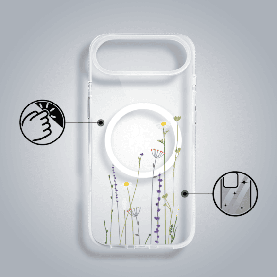 Etui-do-iPhone-Air-MagSafe-wiosenne-kwiaty-przezroczyste-2