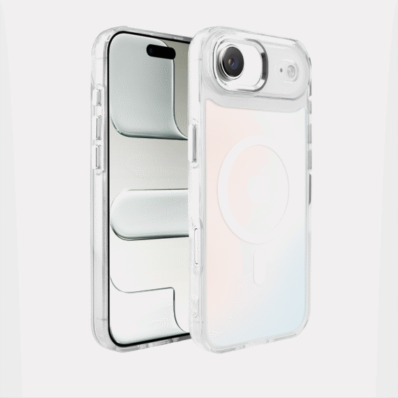 Etui do iPhone Air Miami Vibe z MagSafe, zmieniające kolor, białe (9)