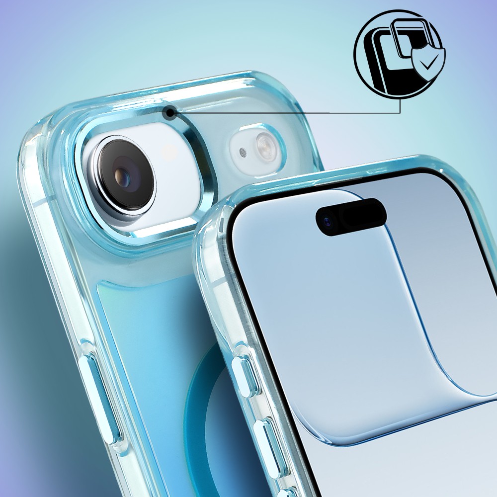 Etui do iPhone Air Miami Vibe z MagSafe, zmieniające kolor, niebieskieObszar kompozycji 5