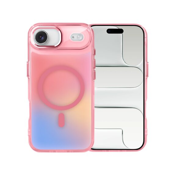 Etui do iPhone Air Miami Vibe z MagSafe, zmieniające kolor, różowe (3)