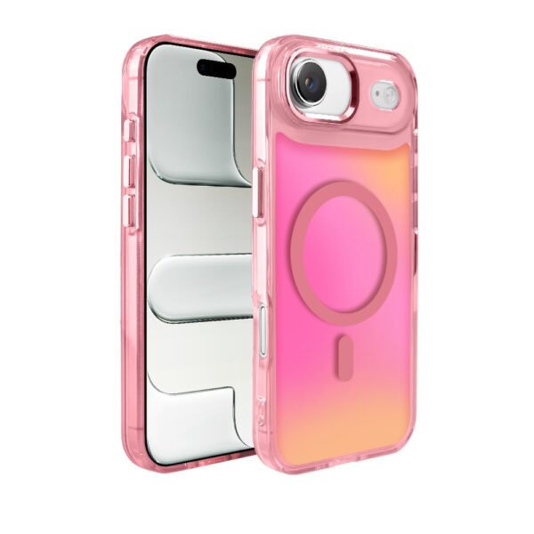 Etui do iPhone Air Miami Vibe z MagSafe, zmieniające kolor, różowe