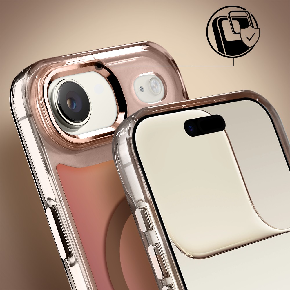 Etui do iPhone Air Miami Vibe z MagSafe, zmieniające kolor, tytan pustynny (10)