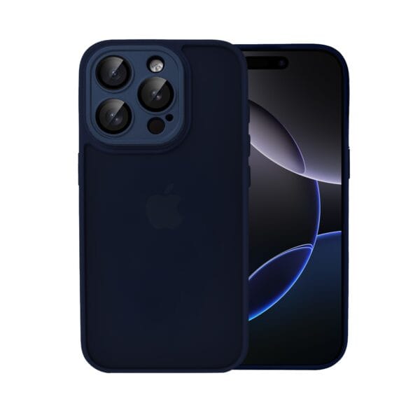 Etui do iPhone 16 Pro Color Flush, z osłoną aparatu, granatowe