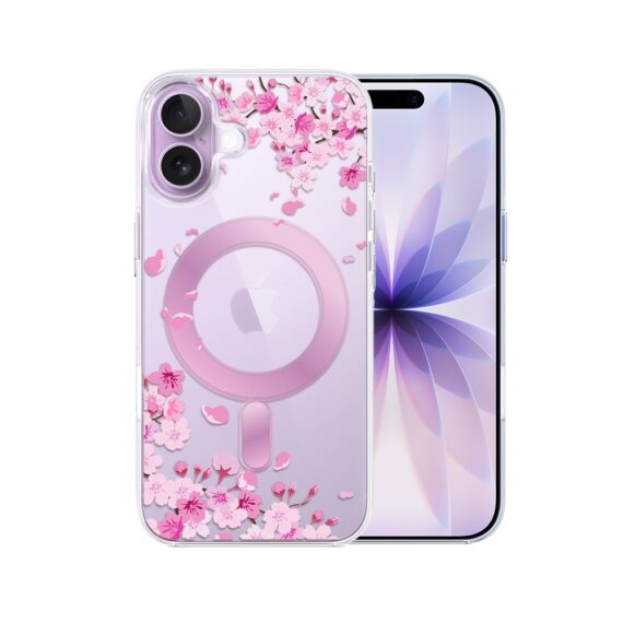 Etui_do_iPhone_17_Flower_MagSafe_z_nadrukiem_kwiat_wiśni_przeźroczyste (5)