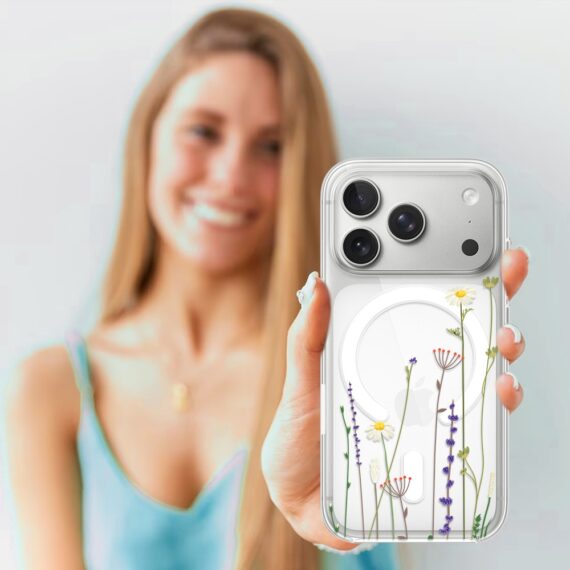 Etui_do_iPhone_17_Pro_MagSafe_wiosenne_kwiaty_przeźroczyste (1)