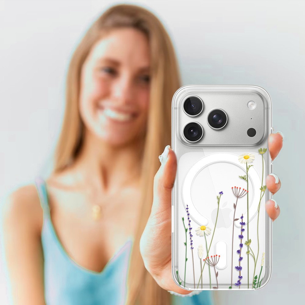Etui_do_iPhone_17_Pro_MagSafe_wiosenne_kwiaty_przeźroczyste (1)